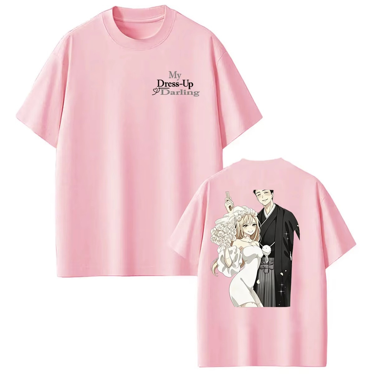 Mens Fashion Dress Shirts - Camiseta Anime My Dress-Up Darling Kitagawa