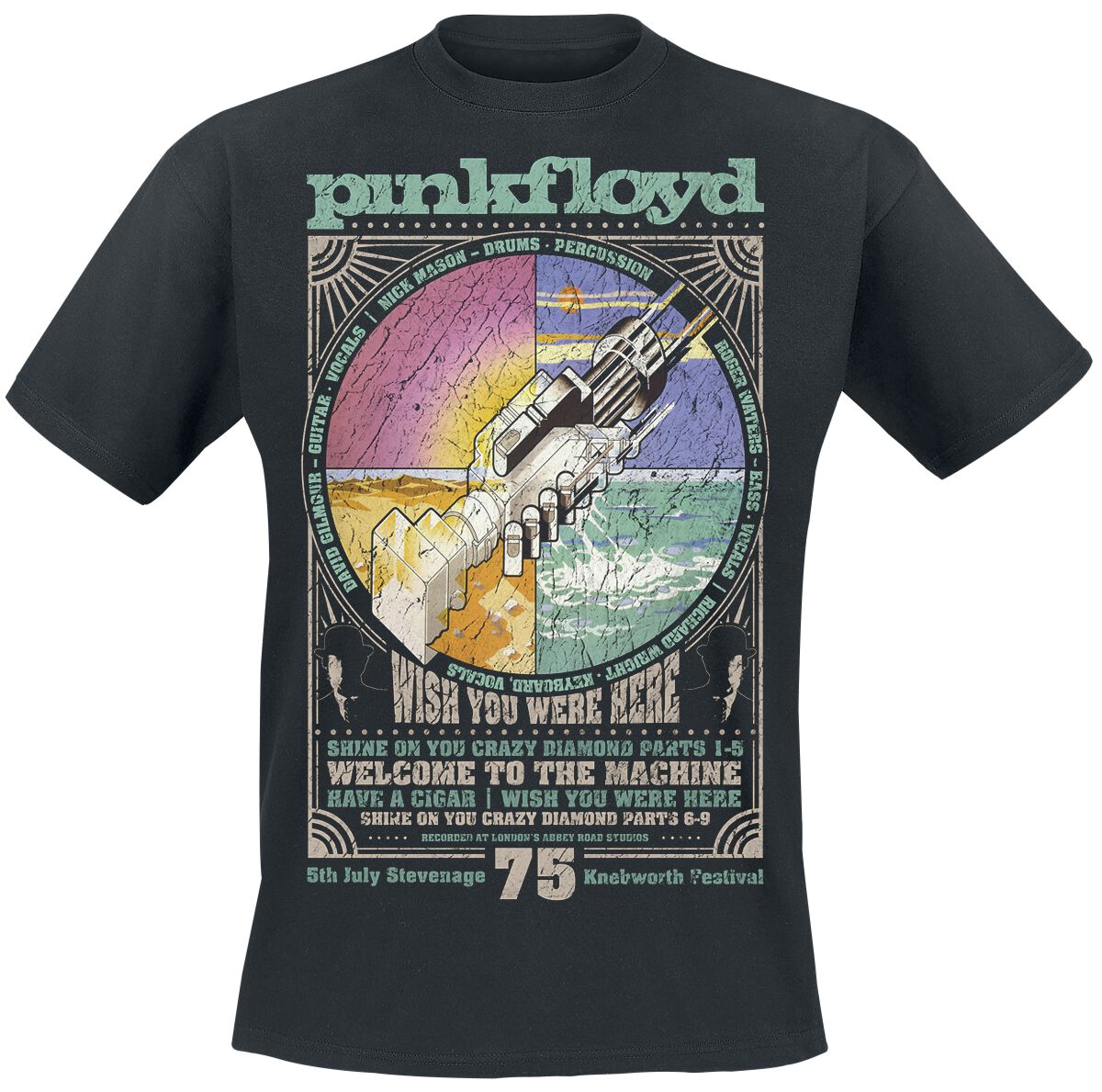 Men'S Fashion Pink Shirt - Camiseta de Algodão Gráfica Pink Floyd
