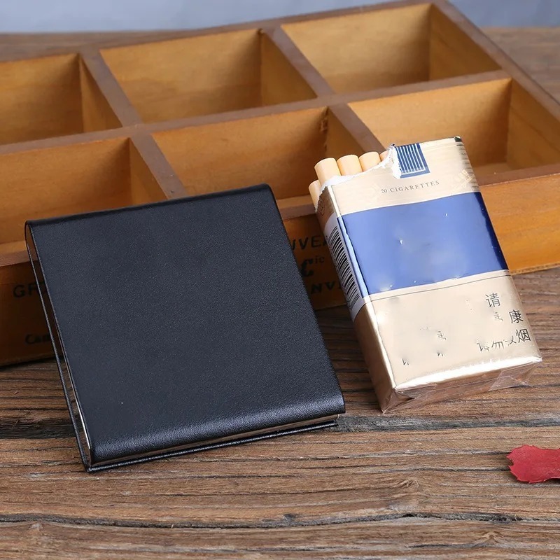 Men'S Fashion - Estojo de Cigarros de Aço Inoxidável
