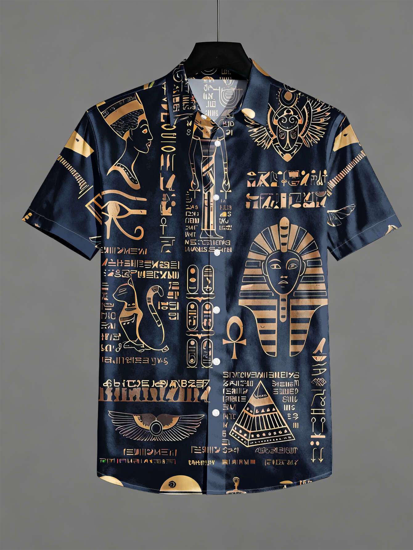 Men Fashion Egypt - Camisa Unissex de Manga Curta com