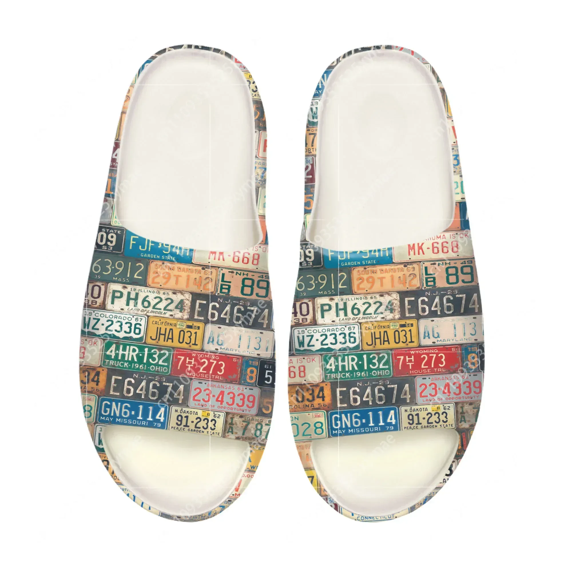 Men'S Fashion Shoes - Chinelo de Dedo Personalizado com Estampa
