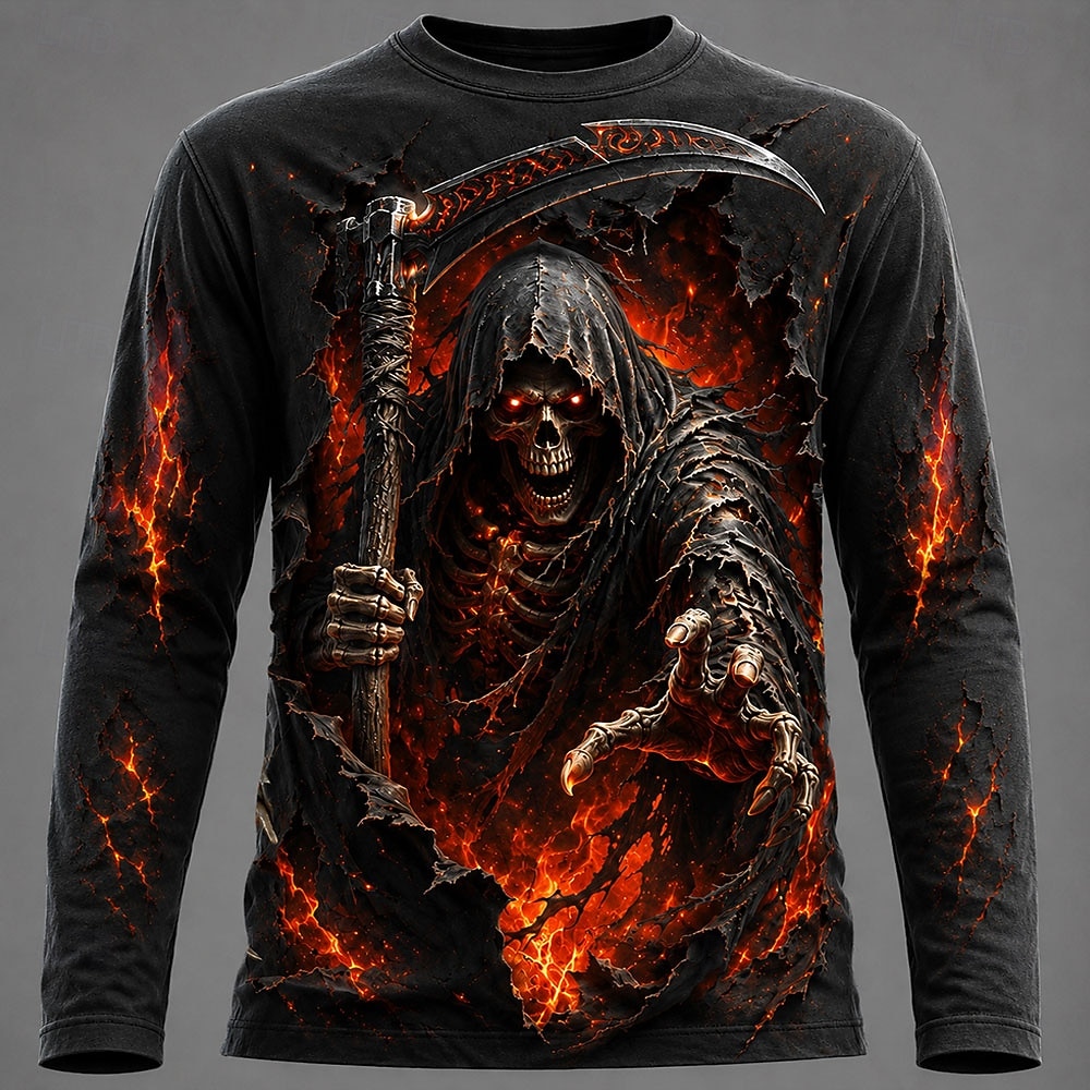 Men'S Fashion For Summer 2026 - Camiseta Masculina de Manga Longa com