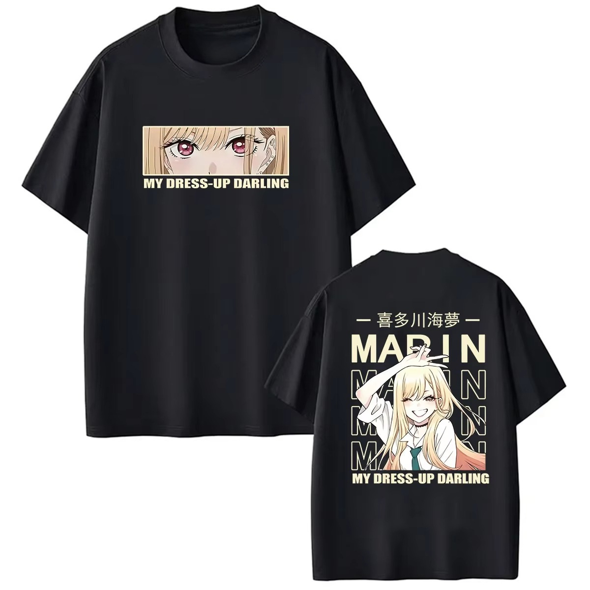 Mens Fashion Dress Shirts - Camiseta Anime My Dress-Up Darling Kitagawa