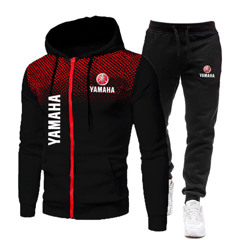 Men'S Spring Fashion - Conjuntos Masculinos Yamaha com Estampa de