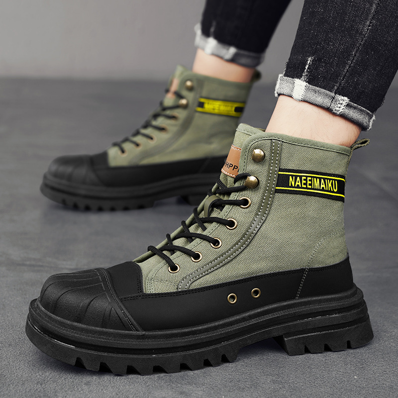 Men'S Fashion For 45 Years Old - Botas de lona dos homens moda