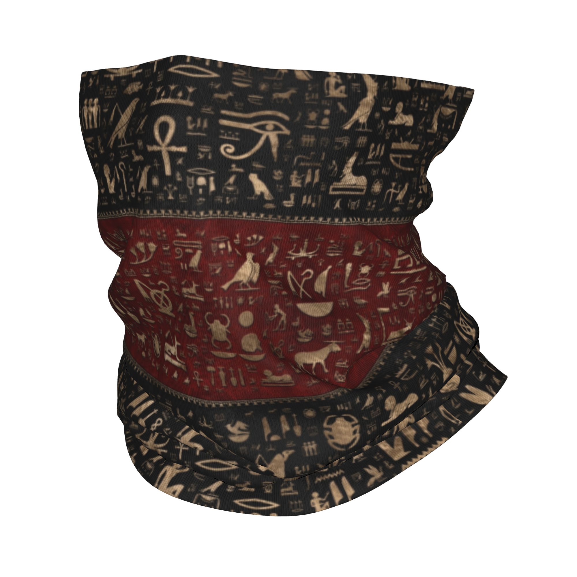 Men Fashion Egypt - Bandana com Hieróglifos Egípcios Antigos, Protetor