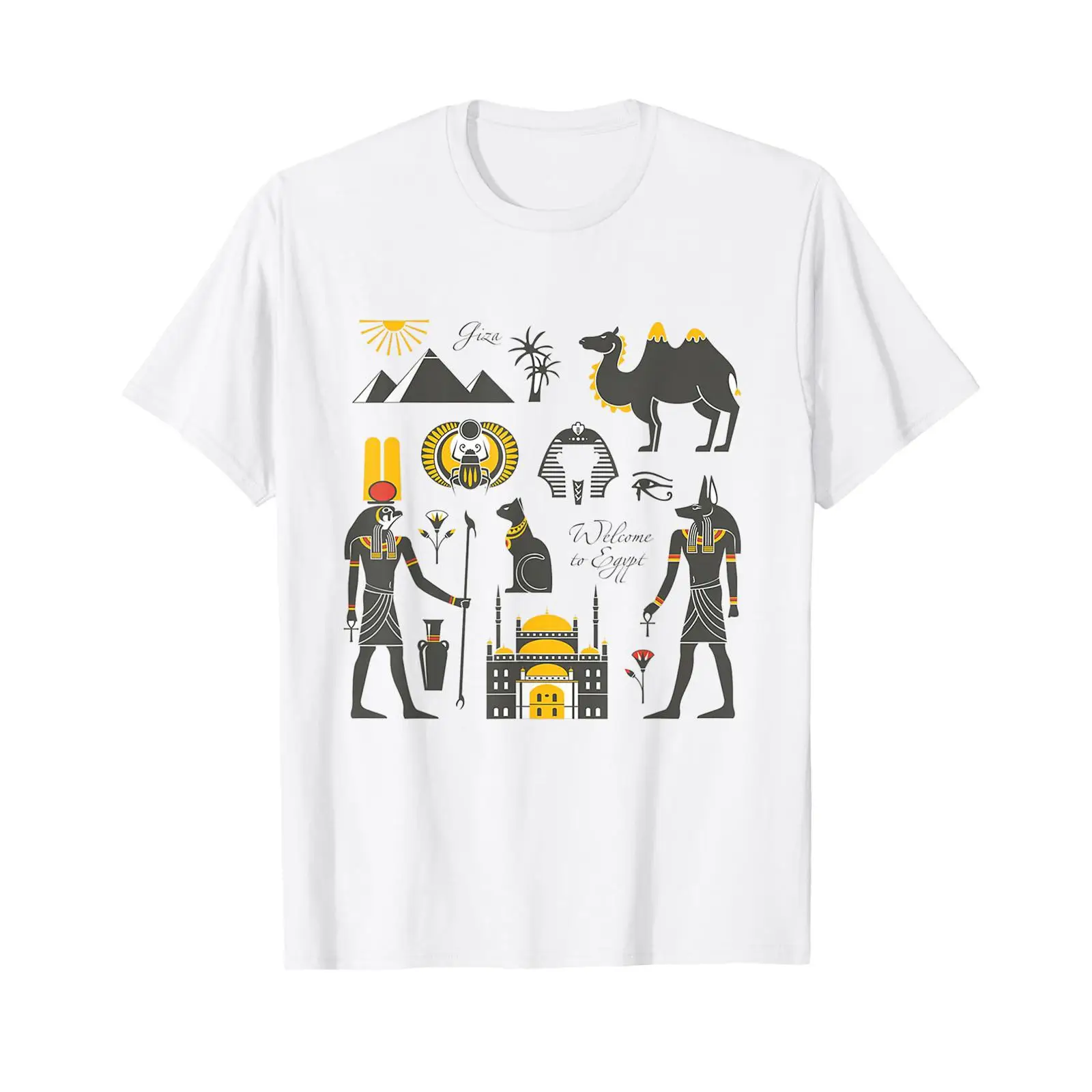 Men Fashion Egypt - Camiseta Egípcia: Roupas Femininas Vintage Lavadas