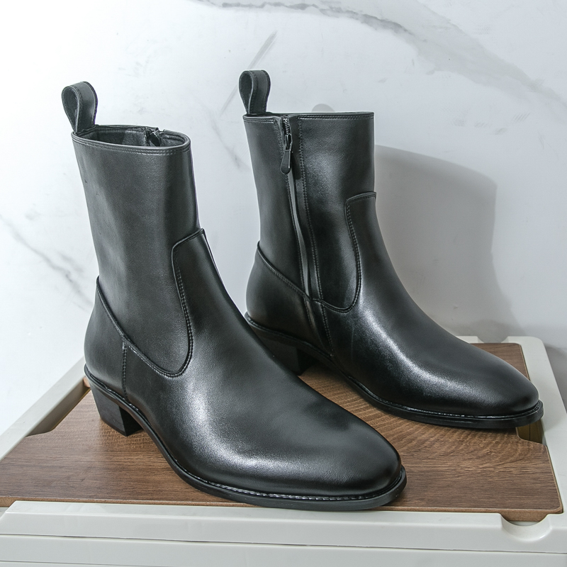 Chelsea Boots Men - Novo estilo inglês chelsea botas longas