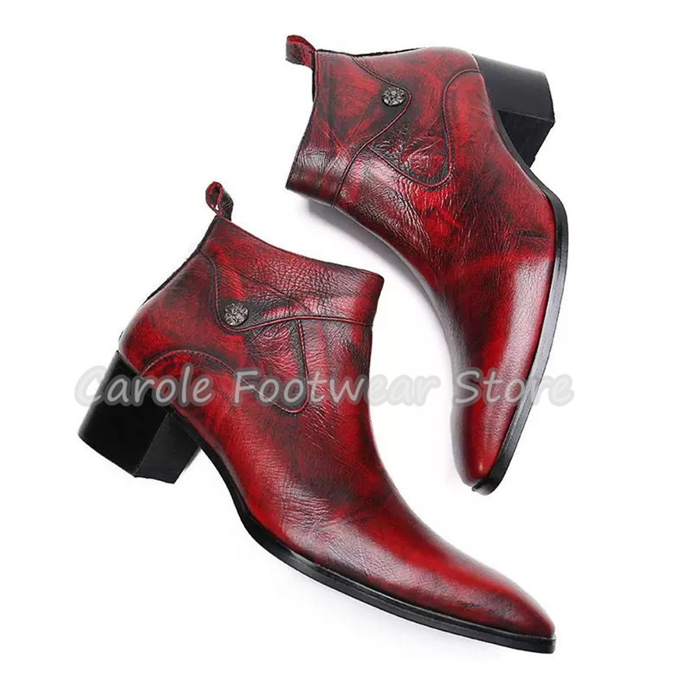 Chelsea Boots Men - Botas de Cano Curto Masculinas de