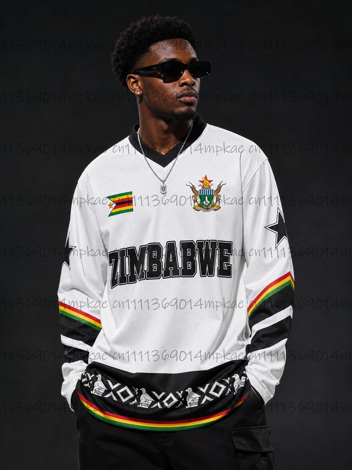 Men'S Spring Fashion - Camiseta Masculina de Manga Longa com
