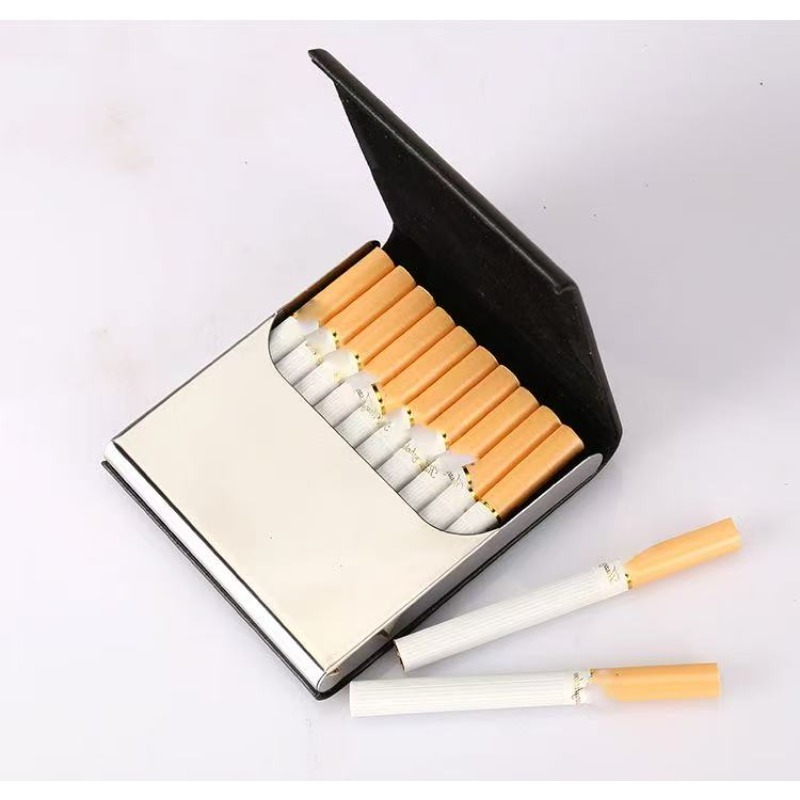 Estojo de Cigarros de Aço Inox - Men'S Fashion avaliação e preço