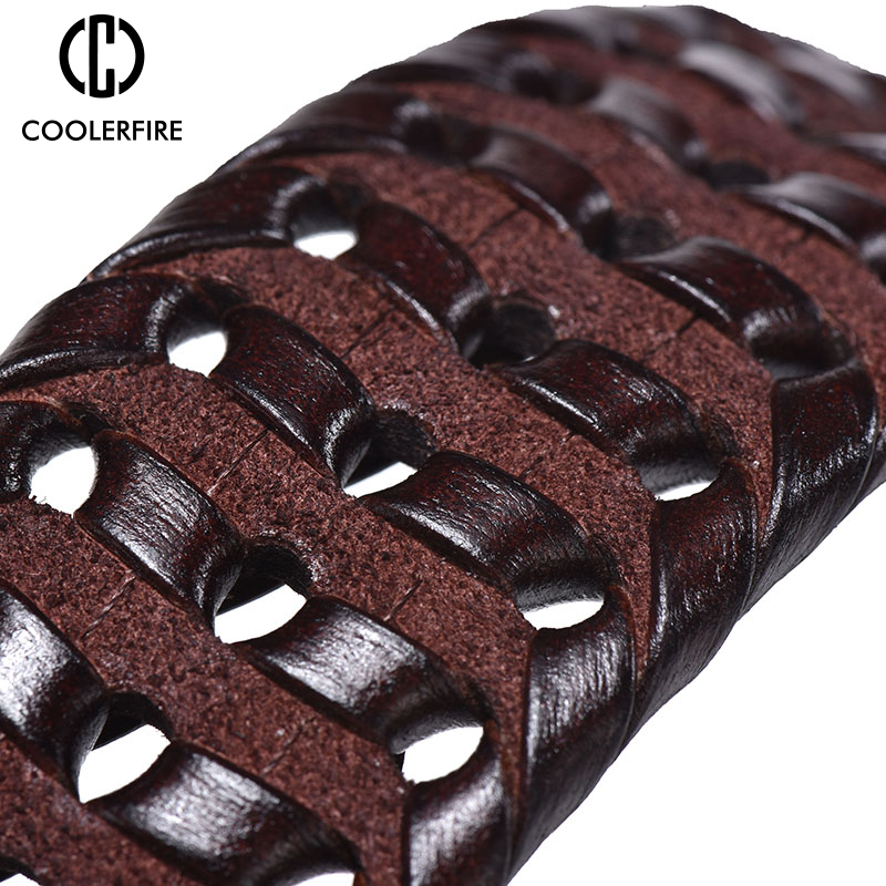 Cintos Masculinos de Couro Gen - Leather Belt Braided avaliação e preço