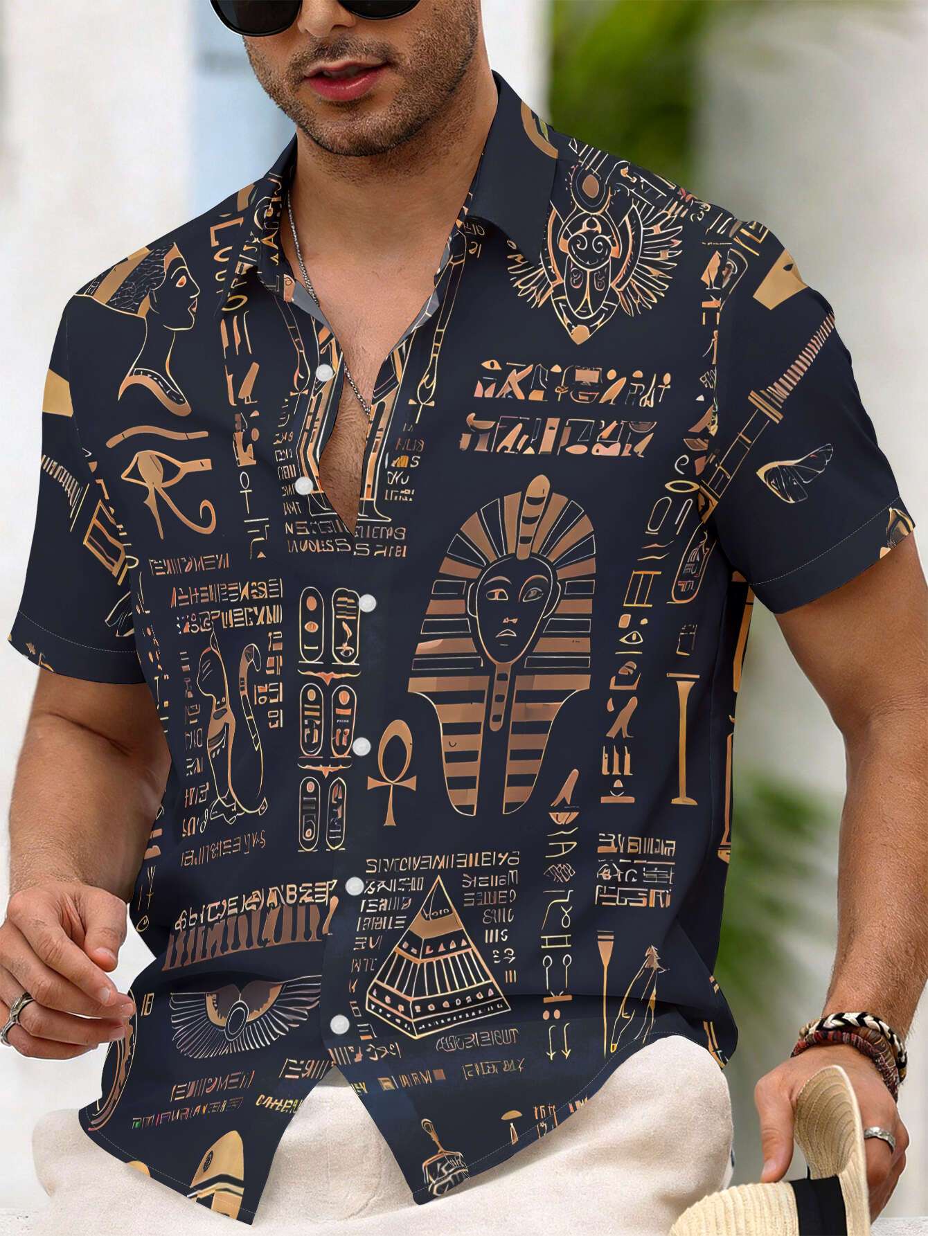 Camisa Unissex de Manga Curta  - Men Fashion Egypt avaliação e preço