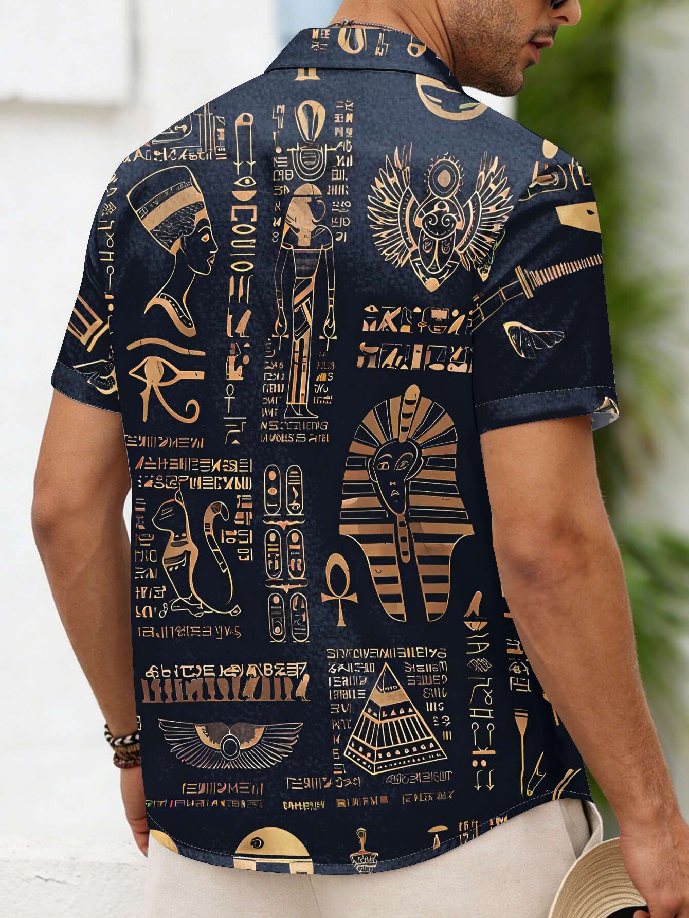 Camisa Unissex de Manga Curta  - Men Fashion Egypt avaliação e preço