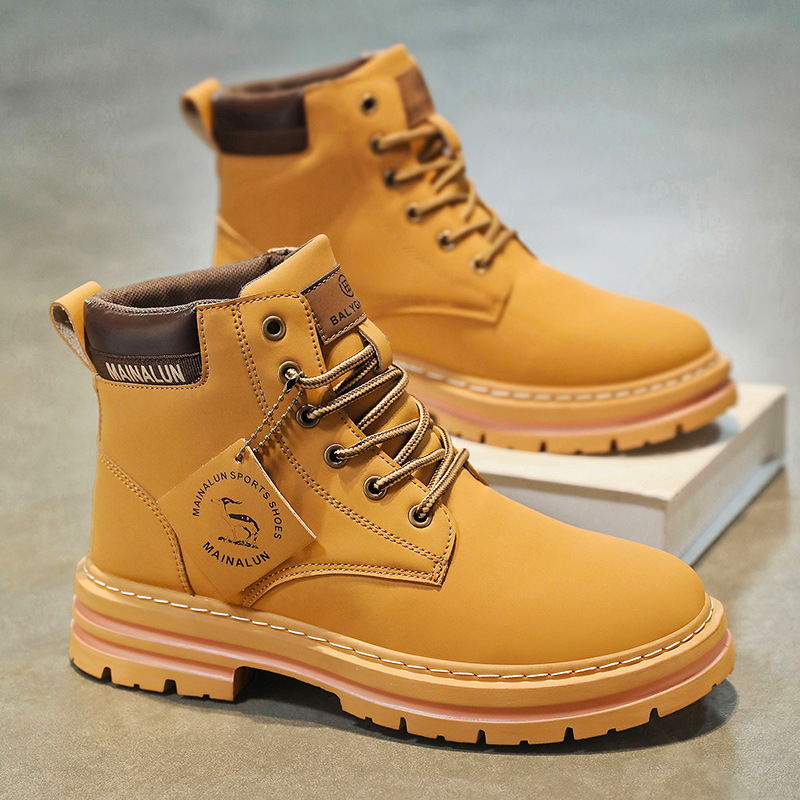 Clássico masculino botas de ca - Men'S Fashion For 45 Years Old avaliação e preço