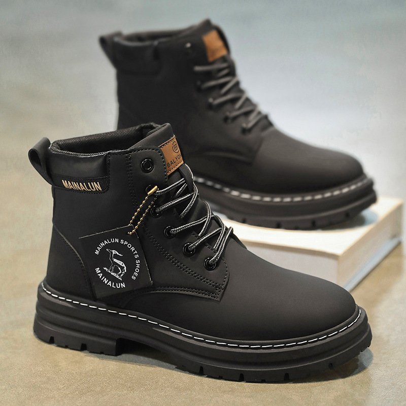 Clássico masculino botas de ca - Men'S Fashion For 45 Years Old avaliação e preço