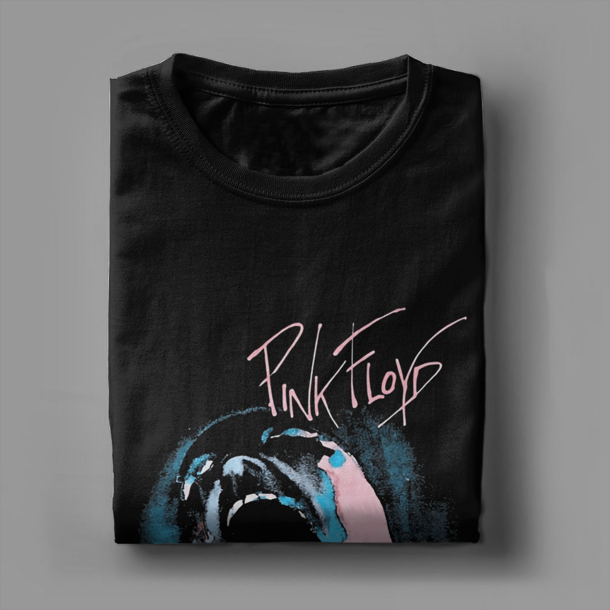 Camisetas masculinas da banda  - Men'S Fashion Pink Shirt avaliação e preço