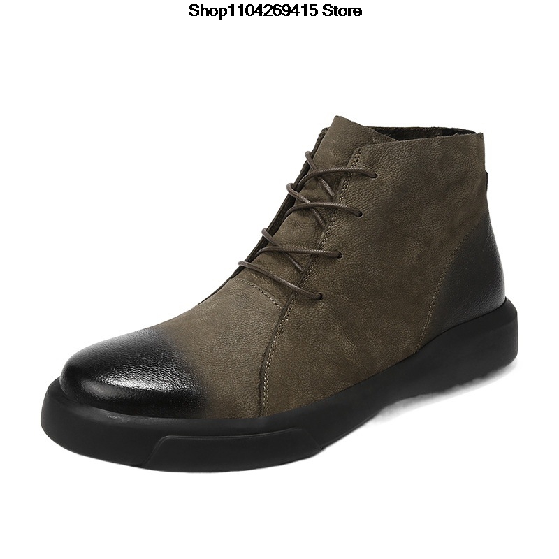 Botas masculinas de couro genu - Chelsea Boots Men avaliação e preço