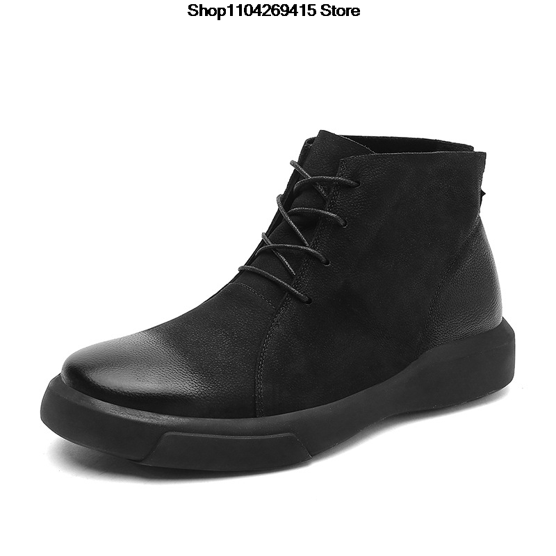 Botas masculinas de couro genu - Chelsea Boots Men avaliação e preço