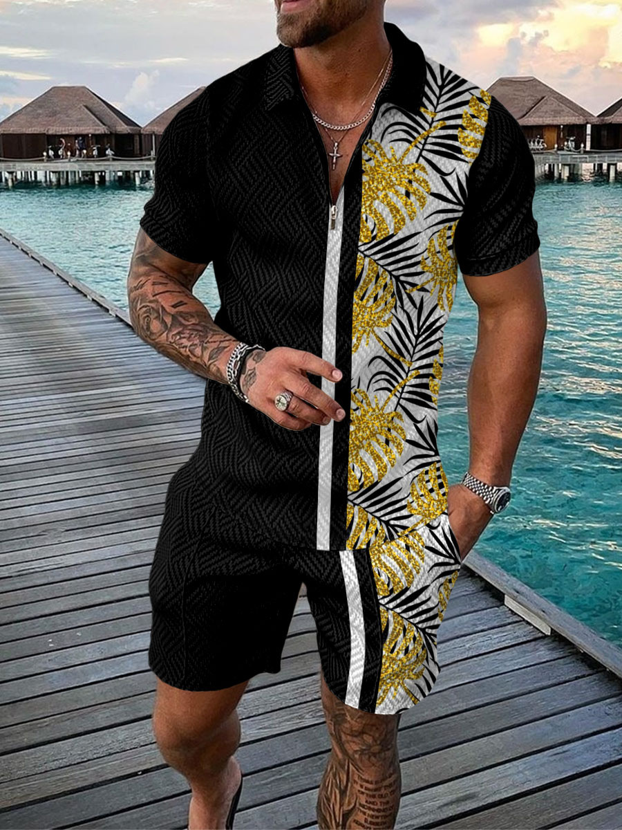 Conjunto Masculino Estampado c - Men'S Fashion Polo avaliação e preço