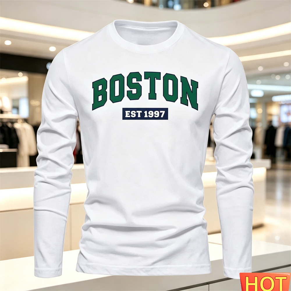 Camiseta masculina de manga co - Men'S Spring Fashion avaliação e preço