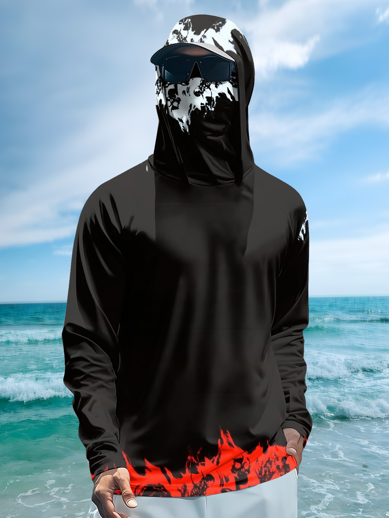 Camisa de pesca masculina com  - Men'S Fashion For Summer 2026 avaliação e preço