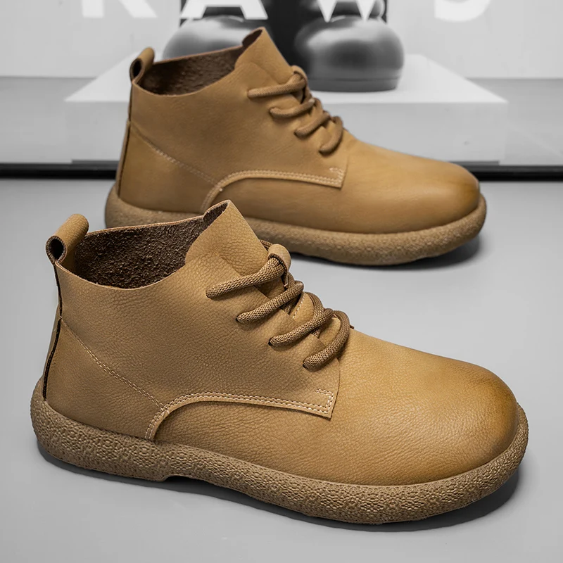 Botas de tornozelo masculinas  - Men'S Fashion For 45 Years Old avaliação e preço