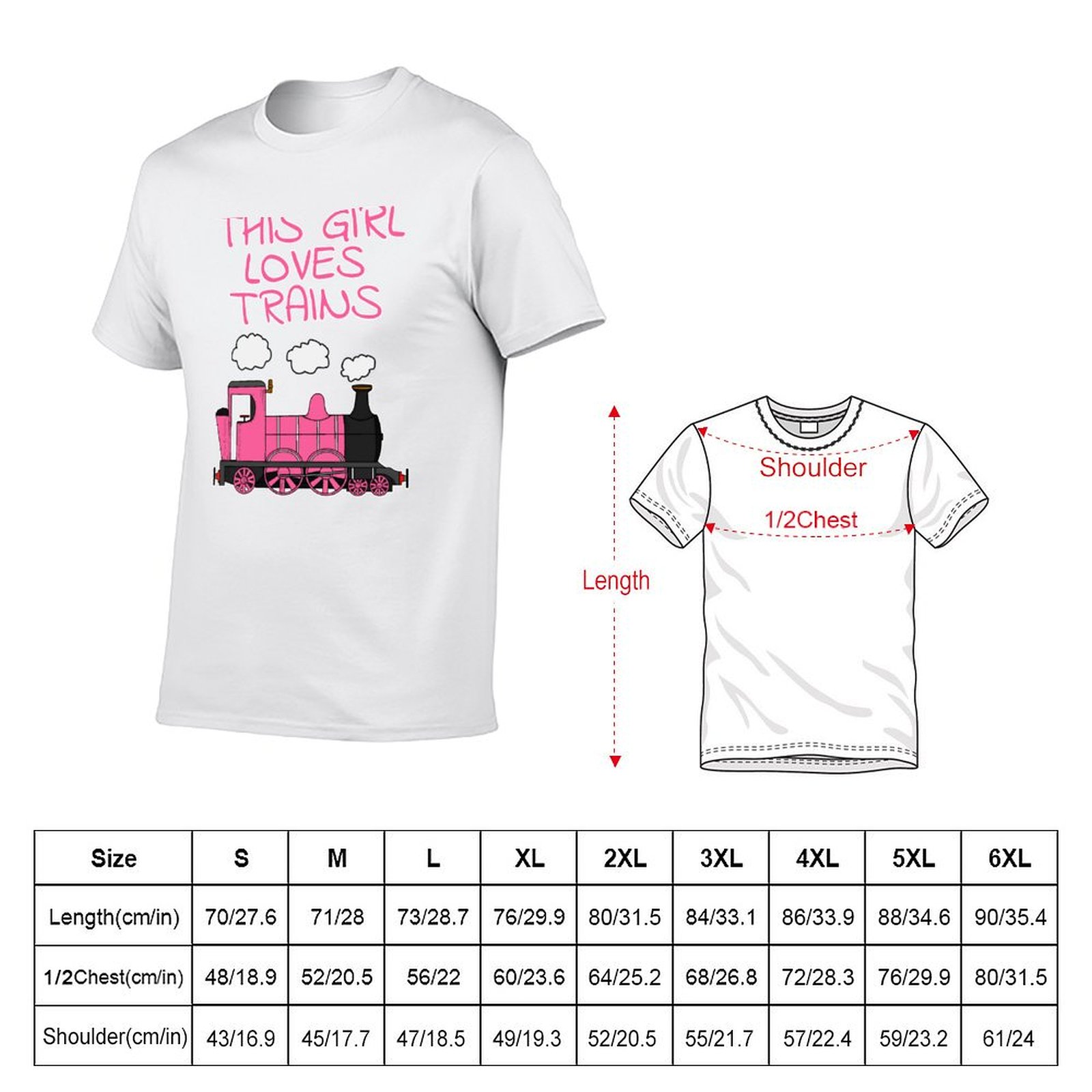 Esta menina adora trens, camis - Men'S Fashion Pink Shirt avaliação e preço