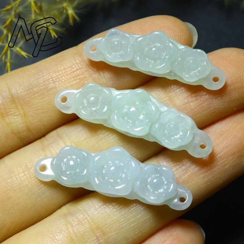 1 peça de Flor de Jadeíta Natu - Men'S Fashion avaliação e preço