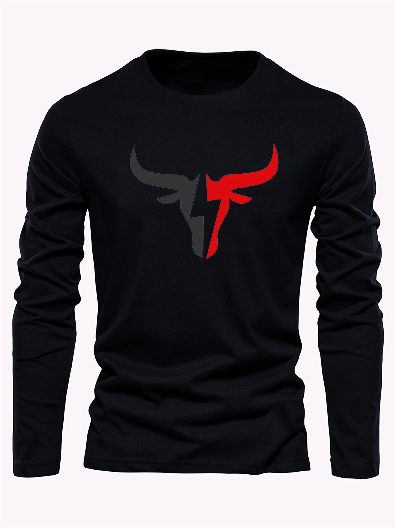 Camiseta Masculina de Manga Lo - Men'S Spring Fashion avaliação e preço