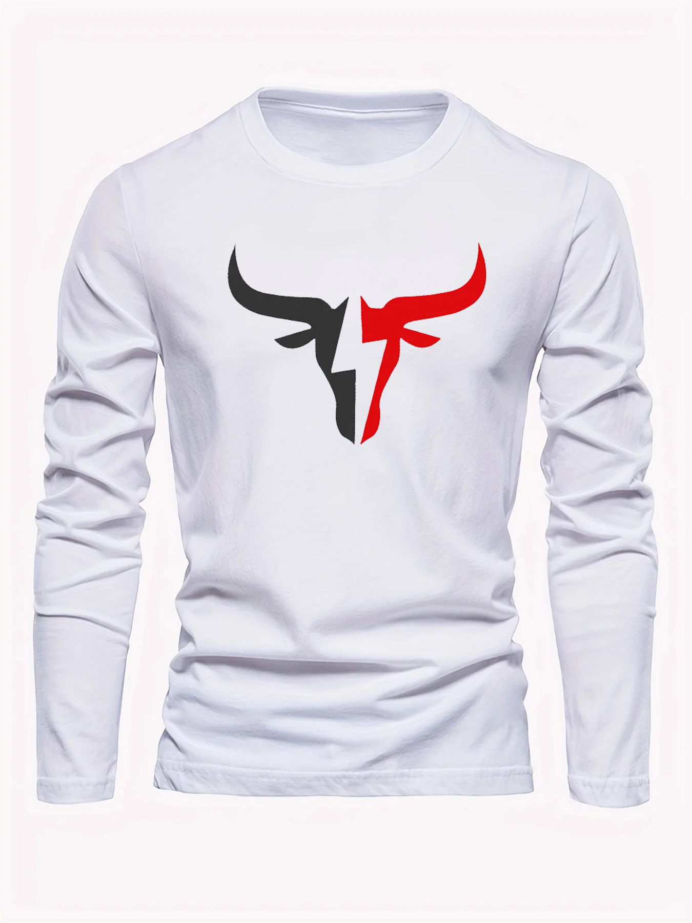 Camiseta Masculina de Manga Lo - Men'S Spring Fashion avaliação e preço