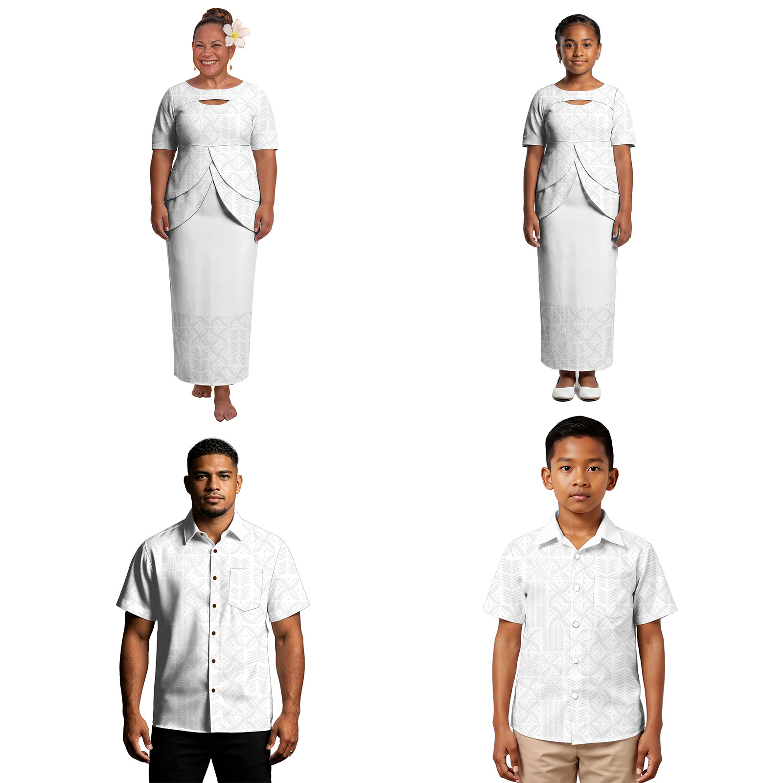 Vestido Puletasi Samoano Triba - Mens Fashion Dress Shirts avaliação e preço