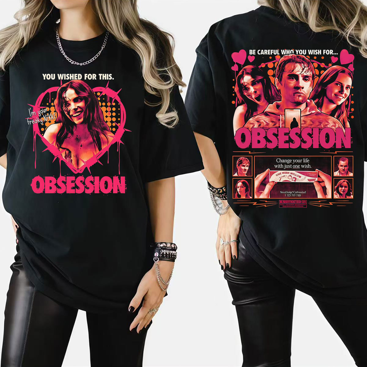 Camiseta One Wish Willow Obses - Men'S Fashion Pink Shirt avaliação e preço
