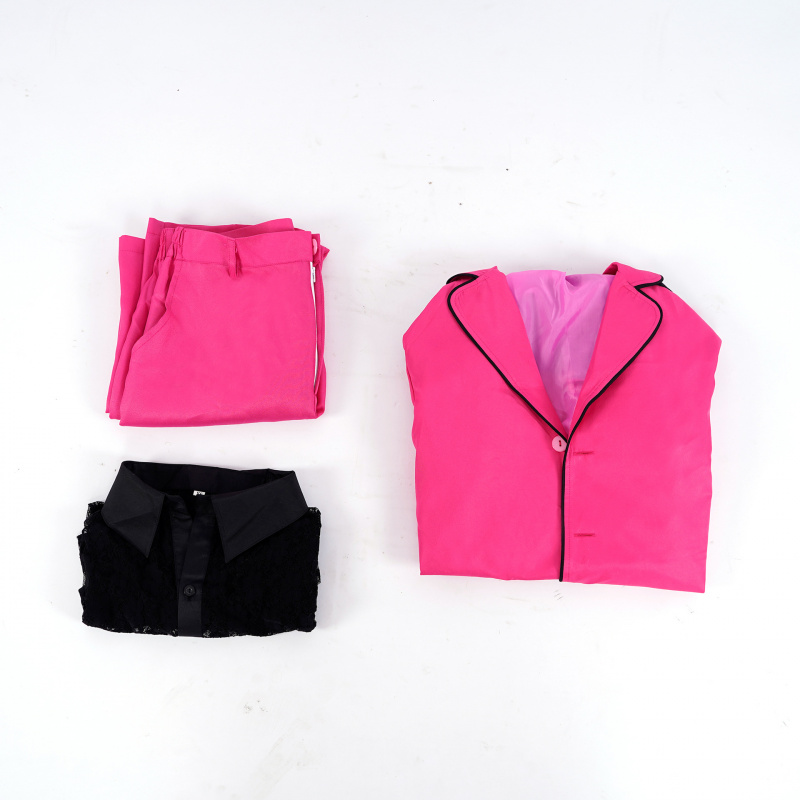 Fantasia de Filme Elvis Presle - Men'S Fashion Pink Shirt avaliação e preço