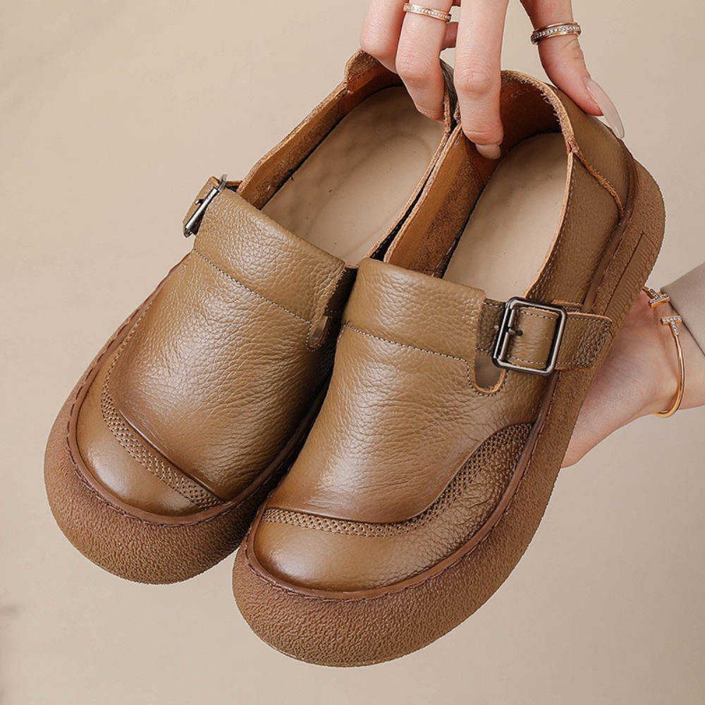 Sapatos casuais únicos para mu - Leather Belt Braided avaliação e preço
