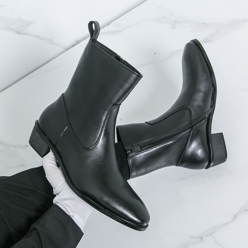 Novo estilo inglês chelsea bot - Chelsea Boots Men avaliação e preço