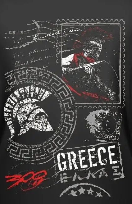 Camiseta Guerreiro Grécia Spar - Men'S Fashion Greece avaliação e preço