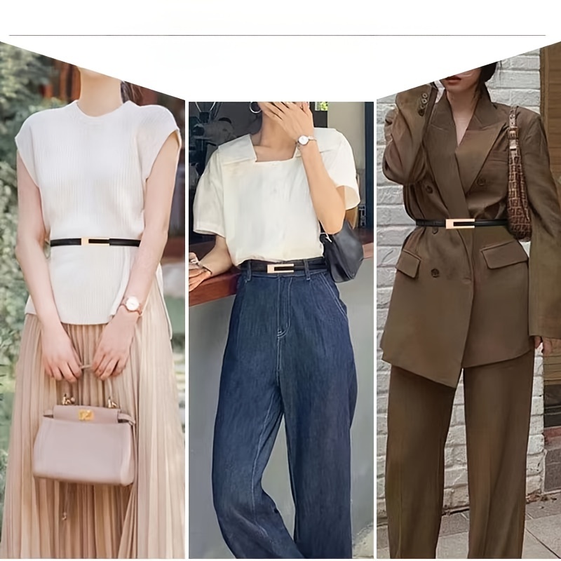 Cinto Feminino de Couro Genuín - Leather Belt Braided avaliação e preço