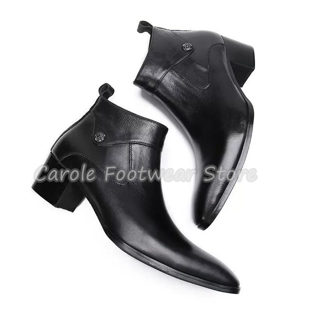 Botas de Cano Curto Masculinas - Chelsea Boots Men avaliação e preço