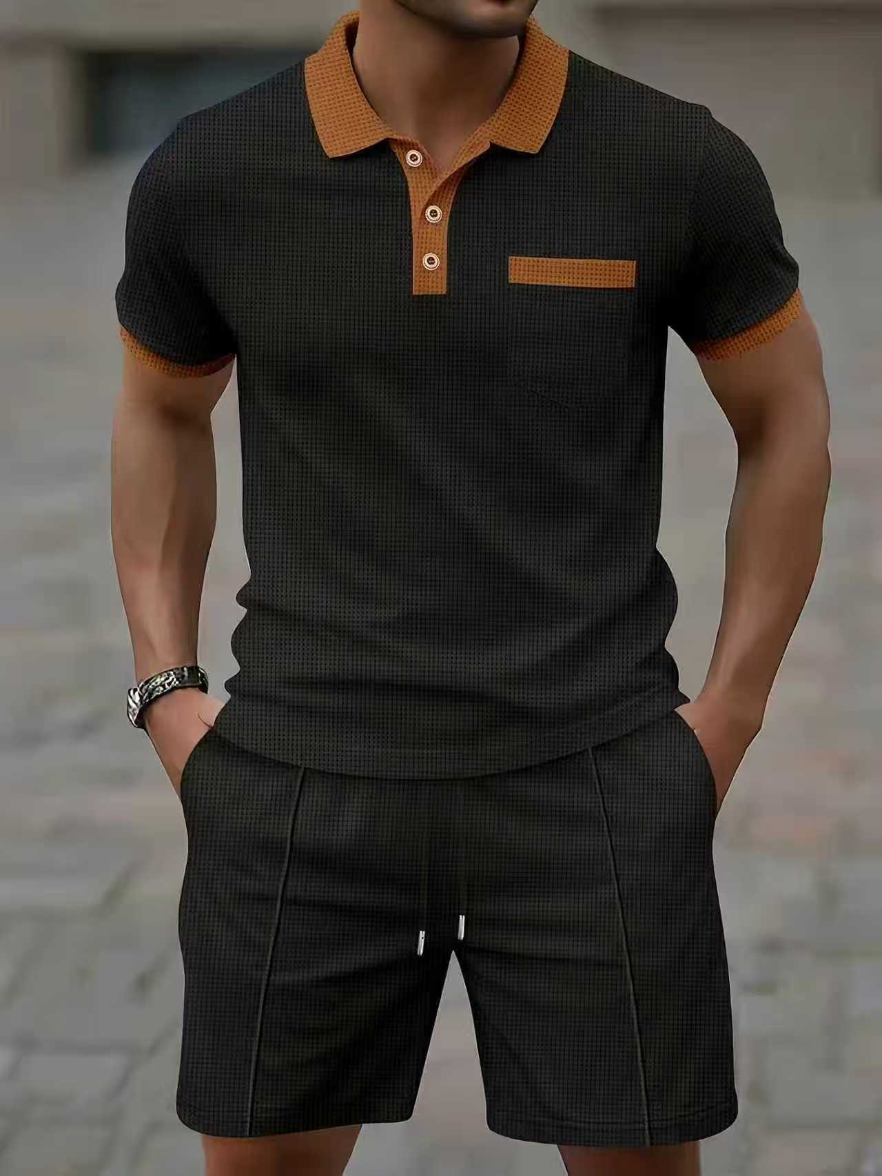 Conjunto de camiseta polo e sh - Mens Fashion Ideas avaliação e preço