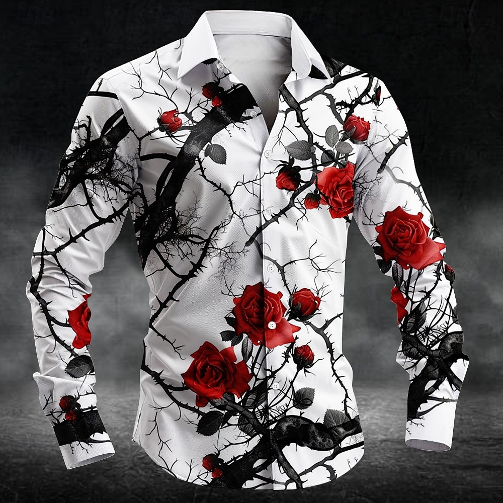 Camisa Masculina de Manga Long - Men'S Spring Fashion avaliação e preço